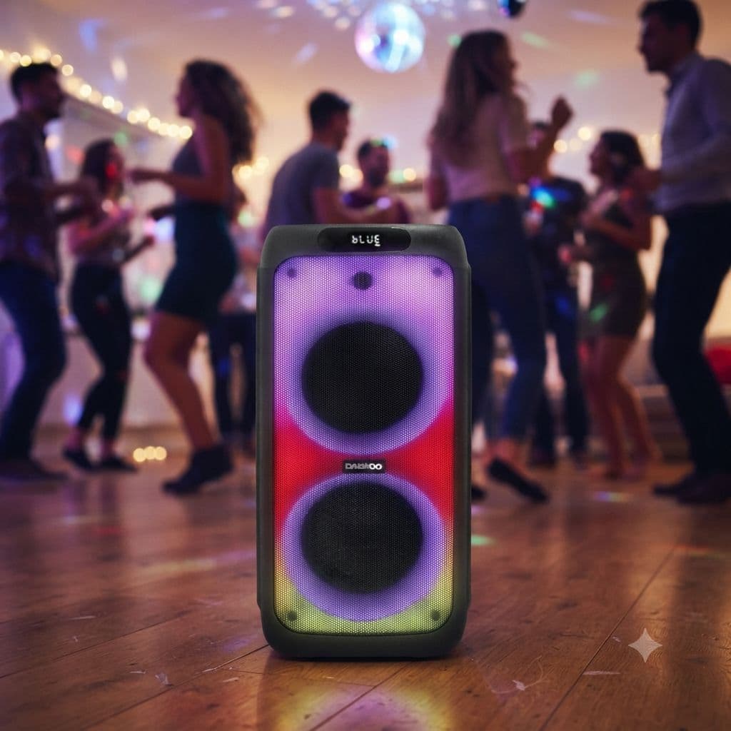 Caixa de Som Bluetooth Portátil Partybox 2000 Daewoo (DW2000)